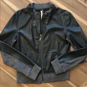 YOUNG FABULOUS & BROKE FAUX LEATHER JACKET